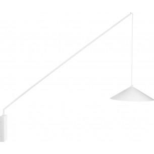 Swing white designer wall lamp on an arm Step Into Design