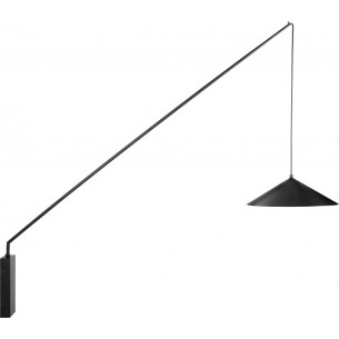 Swing black designer wall lamp on an arm Step Into Design