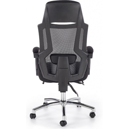 Freeman black mesh office chair with footrest Halmar