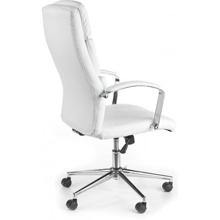 Aurelius white eco-leather office chair Halmar