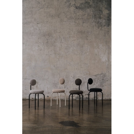 Krzesło tapicerowane designerskie Object077 toffee boulce NG Design