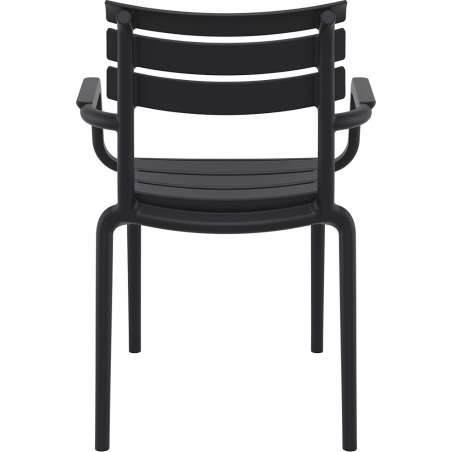 Krzesło ogrodowe z tworzywa Paris czarne Siesta