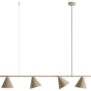 Form IV 120cm beige adjustable longitudinal pendant lamp Aldex