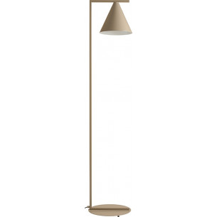 Form beige cone floor lamp Aldex