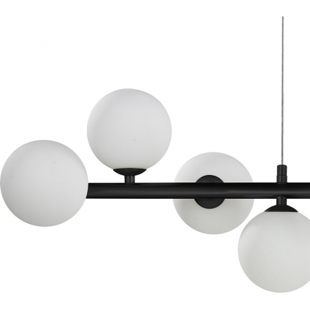 Lampa wisząca szklane kule designerskie Mini Moon 100cm biało-czarna Step Into Design
