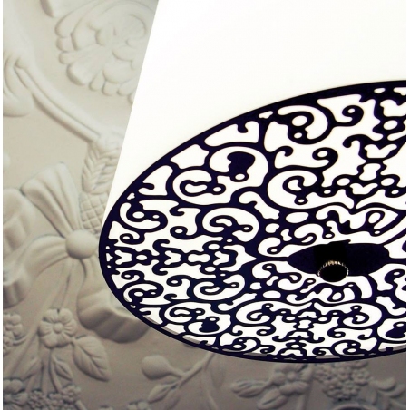 Lampa wisząca designerska Frozen Garden 40cm biały połysk Step Into Design