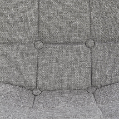 K316 grey quilted upholstered chair Halmar