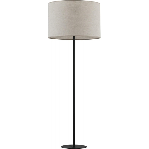 Lampa podłogowa z abażurem Winston 60cm szaro-beżowa TK Lighting