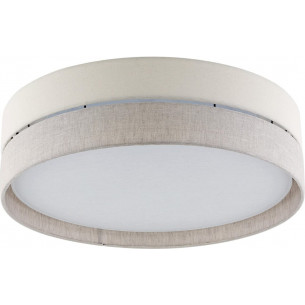 Plafon okrągły z abażurem Eco 60cm szaro-beżowy TK Lighting