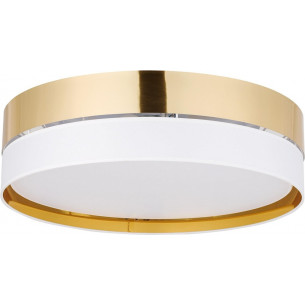 Hilton 60cm gold&amp;white glamour ceiling lamp TK Lighting