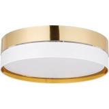 Hilton 60cm gold&amp;white glamour ceiling lamp TK Lighting