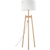 Stylowa Lampa podłogowa trójnóg z abażurem Perez 50cm biała TK Lighting do salonu i sypialni