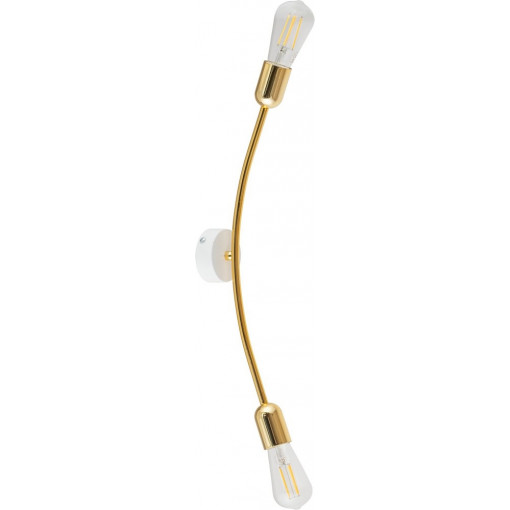 Helix white&amp;gold double glamour wall lamp TK Lighting