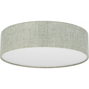 Earth 60cm green round ceiling lamp with lampshade TK Lighting