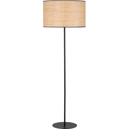 Stylowa Lampa podłogowa boho Liberia 50cm słomkowa TK Lighting do salonu i sypialni