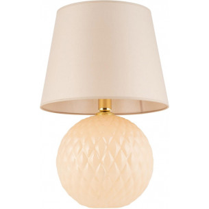 Santana beige glass decorative table lamp TK Lighting