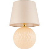 Santana beige glass decorative table lamp TK Lighting