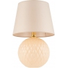 Santana beige glass decorative table lamp TK Lighting