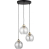 Devi III 37cm transparent glass decorative pendant lamp TK Lighting