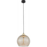 Devi 25cm amber glass decorative pendant lamp TK Lighting