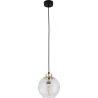 Devi 18cm transparent glass decorative pendant lamp TK Lighting