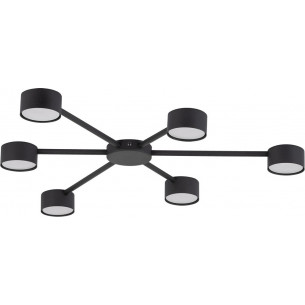 Avia 66x64cm black 6-light ceiling lamp TK Lighting