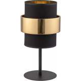 Calisto black&amp;gold glamour night lamp TK Lighting