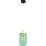 Marco 14cm green glass pendant lamp TK Lighting