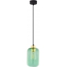 Marco 14cm green glass pendant lamp TK Lighting