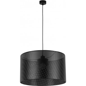 Moreno 50cm black openwork pendant lamp TK Lighting