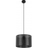 Moreno 30cm black openwork pendant lamp TK Lighting