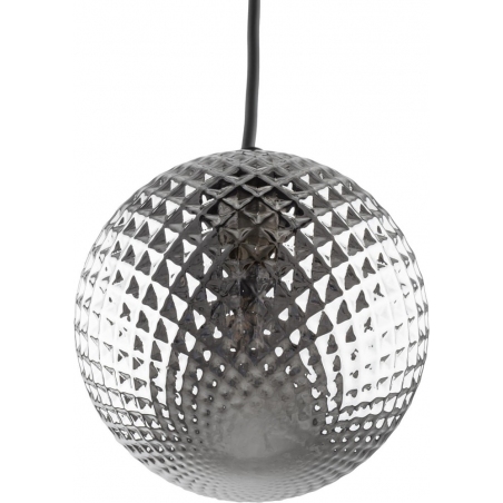Lampa wisząca szklana kula dekoracyjna Elena 15cm grafit lustrzany TK Lighting