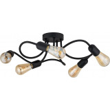 Lampa sufitowa regulowana Wave V 50cm czarna TK Lighting
