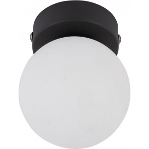 Plafon szklana kula Mini 10cm biało-czarny TK Lighting