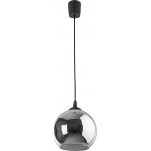 Cubus 25cm chrome-plated glass ball pendant lamp TK Lighting