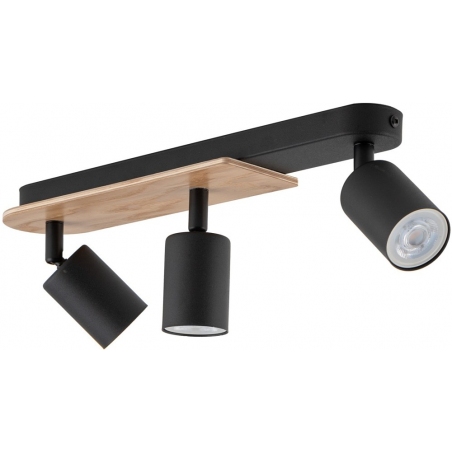 Reflektor sufitowy loft Cover Wood III czarny/drewno TK Lighting