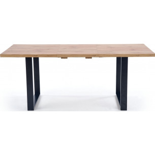 Stylowy Stół industrialny rozkładany Venom 160x90 Dąb Halmar do kuchni, jadalni i salonu. 2