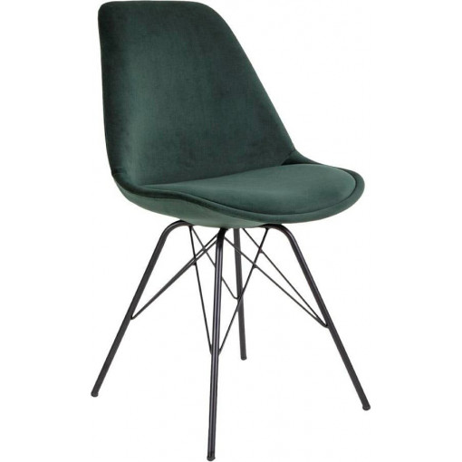 Oslo velvet green chair Intesi