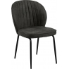 Patricia anthracite upholstered chair Actona