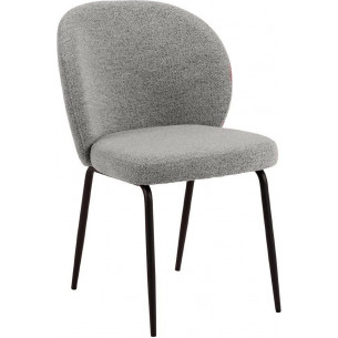 Patricia grey upholstered chair Actona