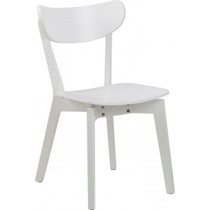 Roxby white wooden chair Actona