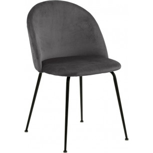 Louise grey upholstered chair Actona