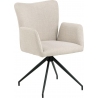 Laura beige upholstered armchair Actona