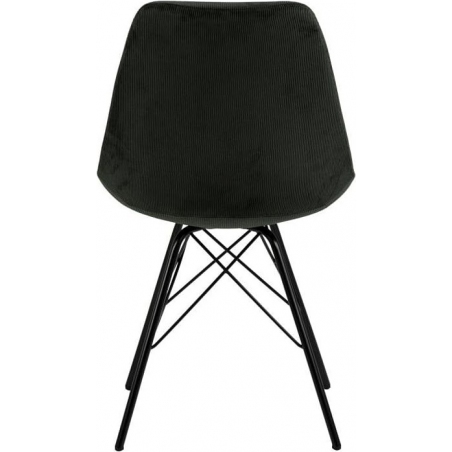 Krzesło sztruksowe Eris ciemnozielone Actona