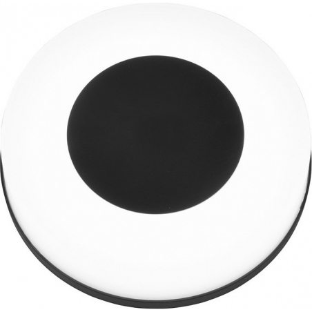 Kinkiet ogrodowy okrągły Morena LED biały/czarny mat Reality