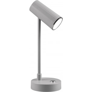 Lenny LED grey desk lamp with dimmer Reality