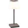 Sanchez LED anthracite outdoor table lamp with usb and dimmer Reality