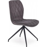 Stert K237 grey quilted upholstered chair Halmar