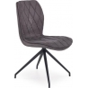 Stert K237 grey quilted upholstered chair Halmar