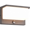 Nestos LED anthracite outdoor wall lamp with motion sensor Trio